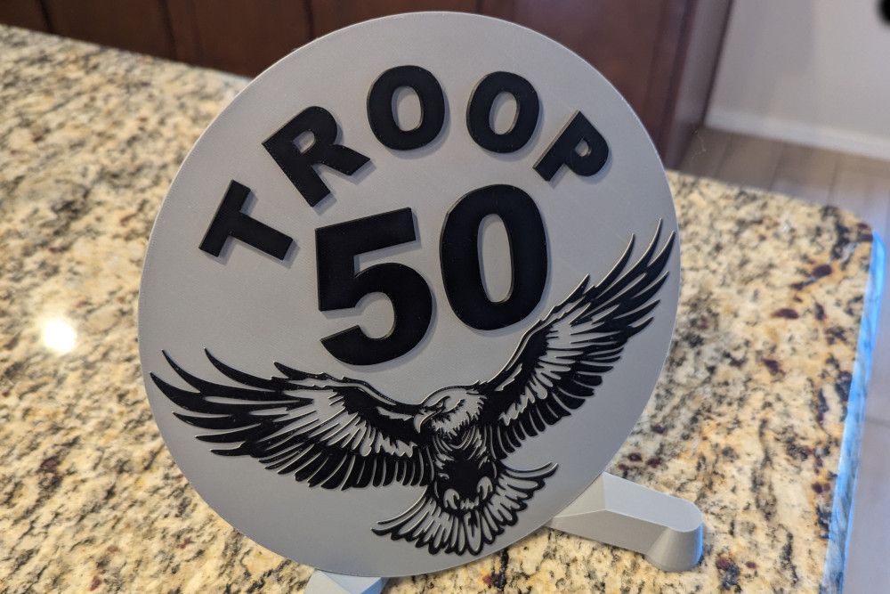 3D printed custom plaques