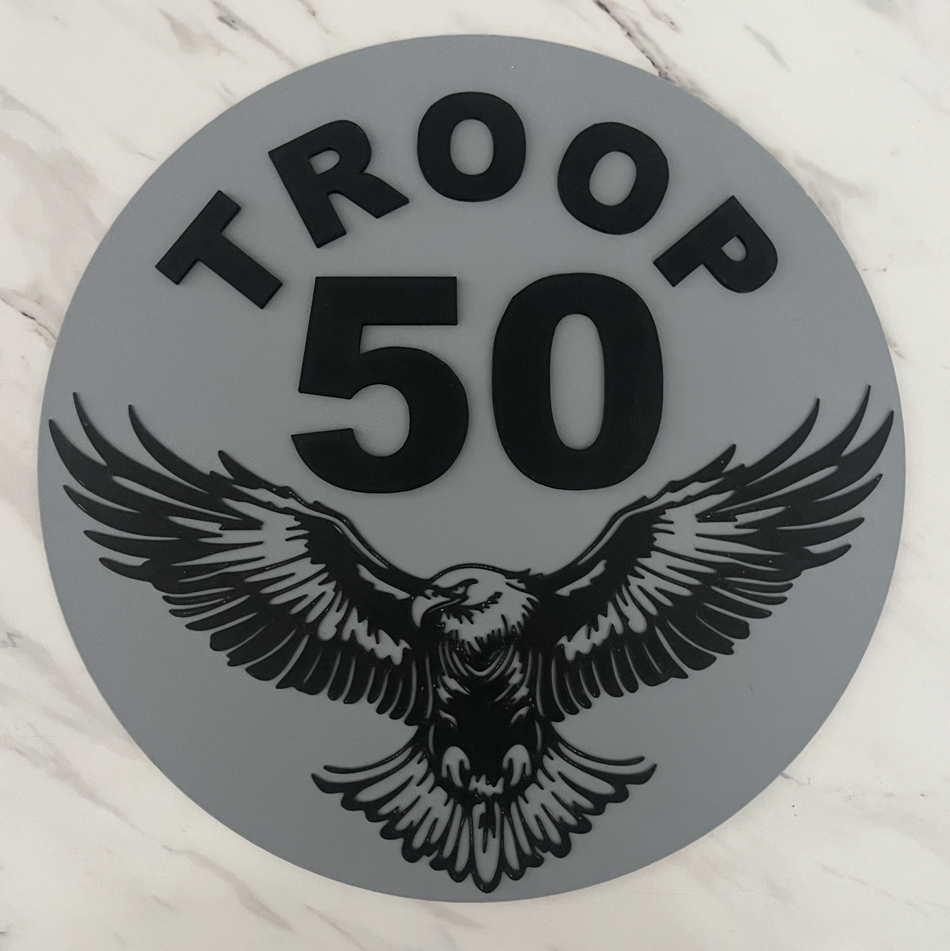 Troop 50 eagle plaque catalog shot